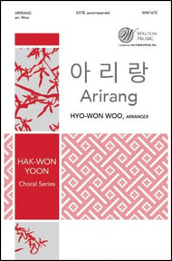 Arirang SATB choral sheet music cover Thumbnail